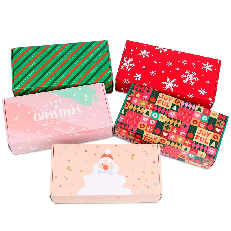 Caixa de presente dobrável de papelão corrugado