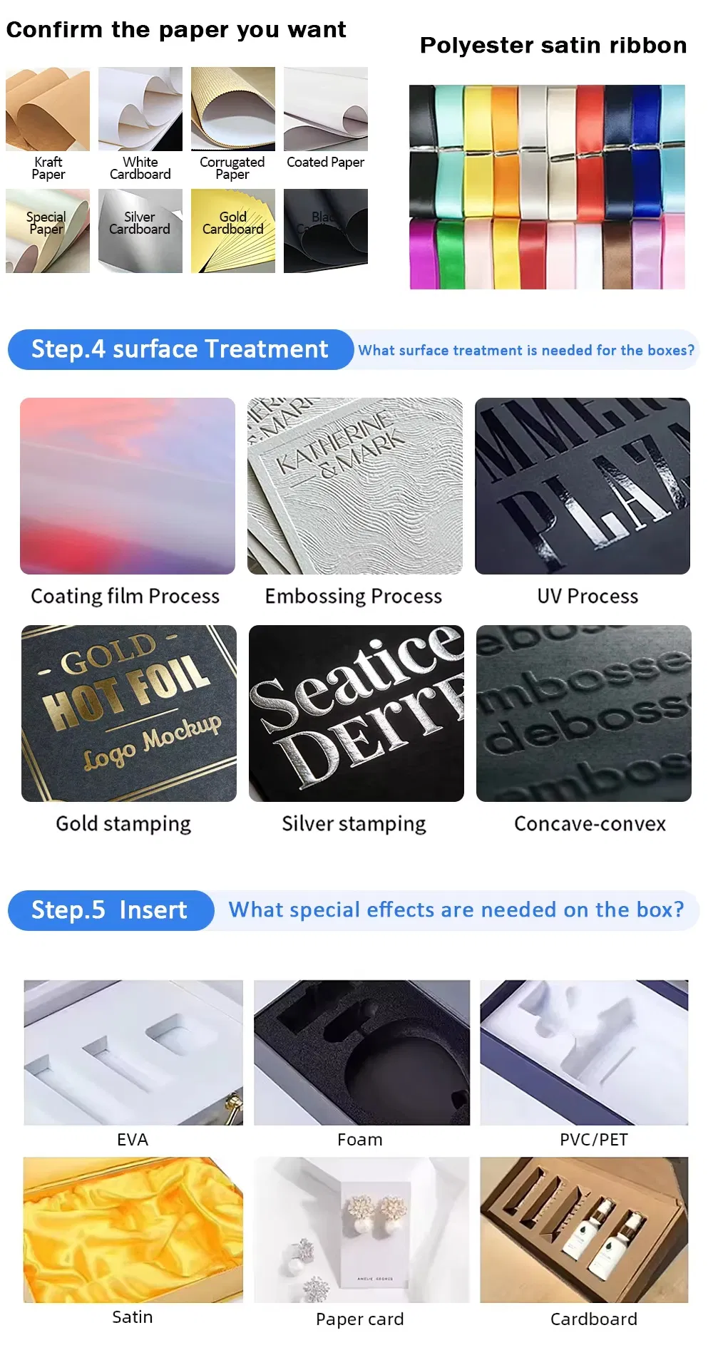 Caixa de embalagem de papel vazia dobrável magnética integrada personalizada, caixa de presente com flip, personalização em pequenas quantidades disponível