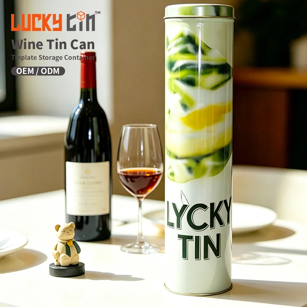 Caixa de Envio de Lata para Garrafa de Vinho