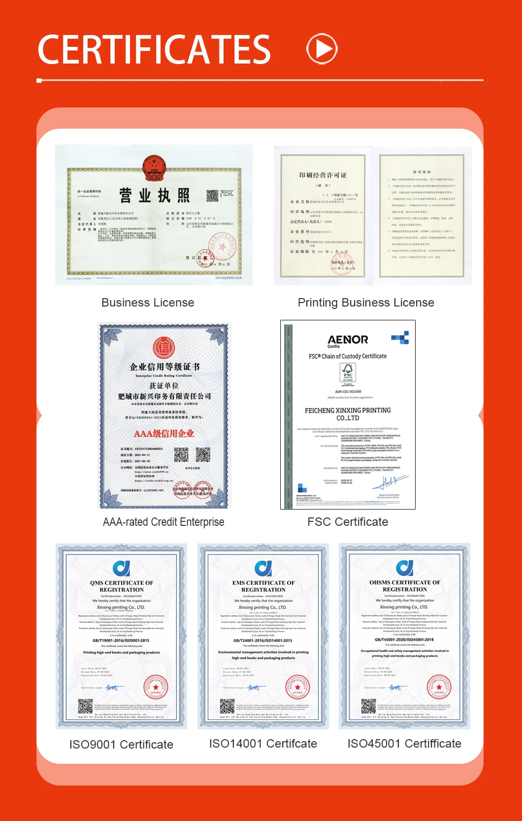 Certificações de Qualidade e Conformidade