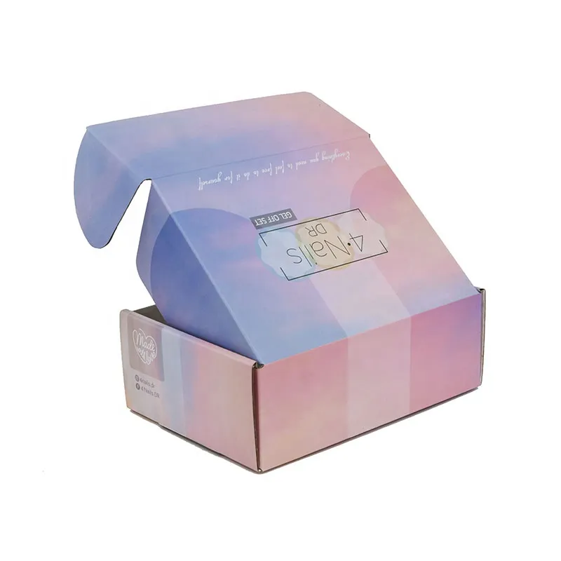 Caixa de Envio de Papelão Corrugado em Tamanho Personalizado para Vestuário