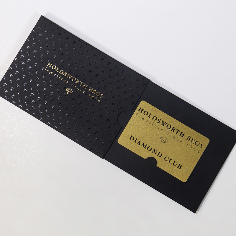 Caixa de embalagem personalizada para cartão de crédito VIP com gaveta deslizante e envelope