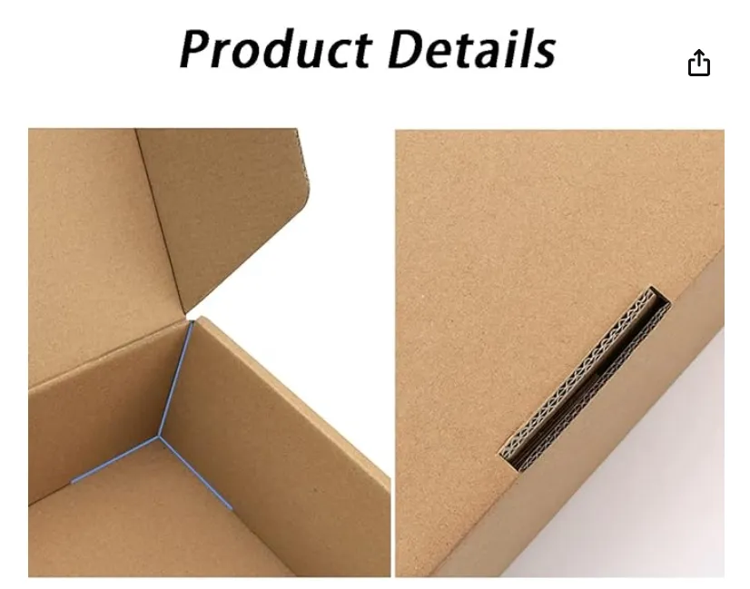 Caixa de Envio de Papelão Corrugado Rosa com Logotipo Personalizado