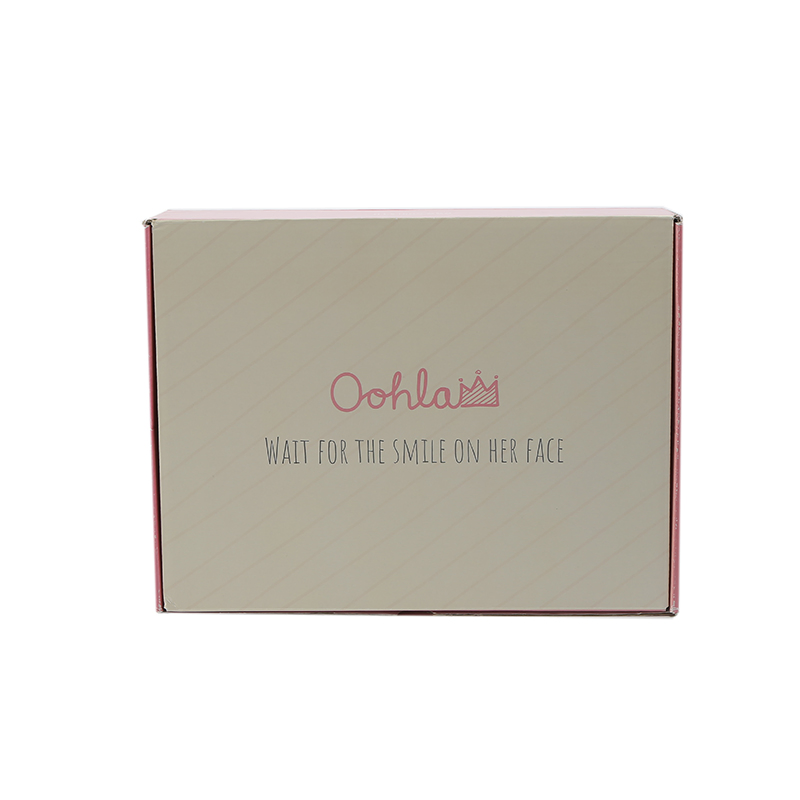 Embalagem de papelão kraft corrugado personalizado para envio com caixa de inserção para roupas de caixas de papelão