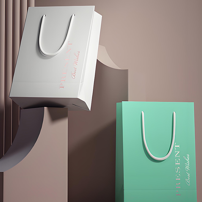Saco de papel personalizado atacado, sacos de presente impressos, sacos de compras, embalagem online