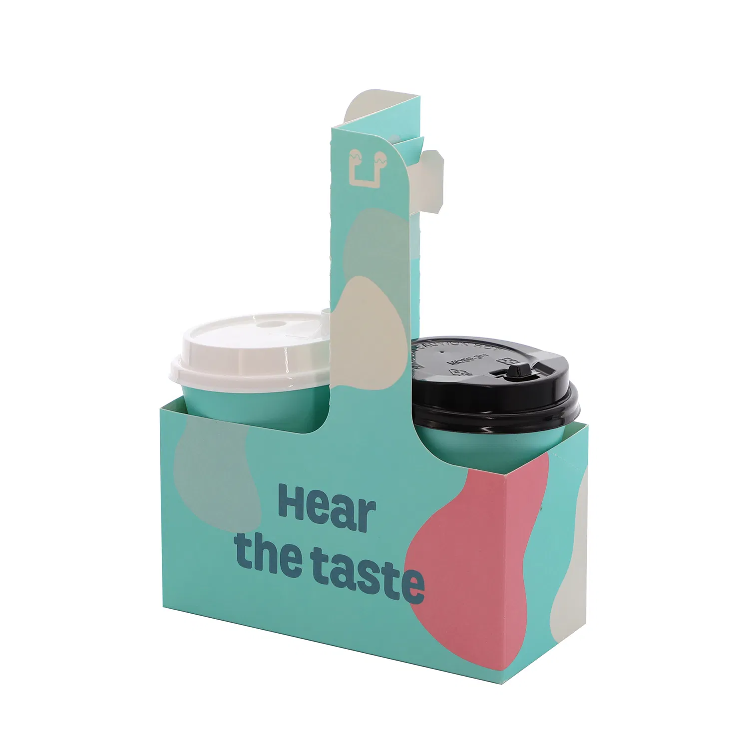 Saco de papel ecológico para levar, caixa de papel, copo de papel, impressão personalizada, presente de luxo, bolo, pizza, café, loja