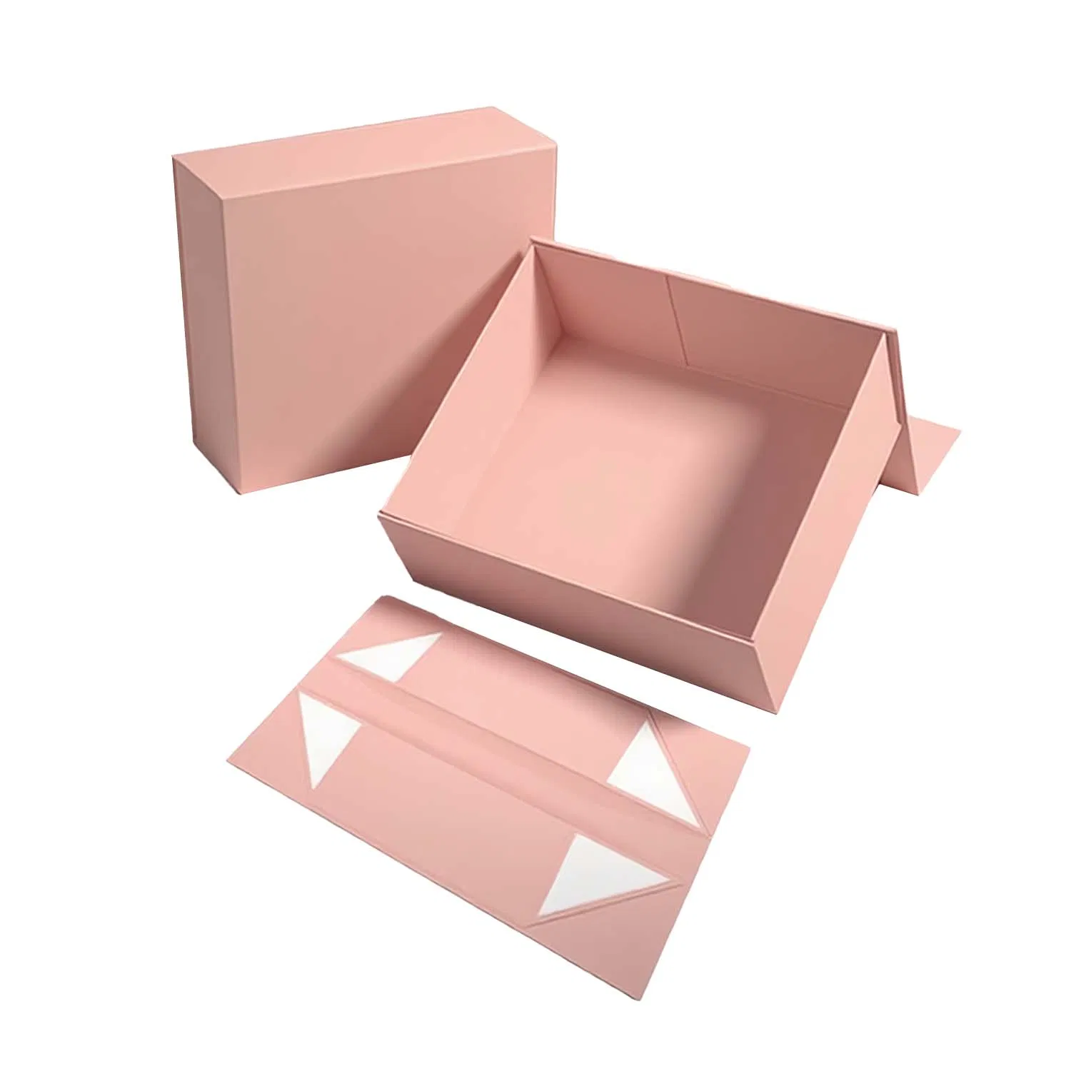 Caixa de presente dobrável personalizada com logo impresso em cores, embalagem para envio de perfumes e cosméticos biodegradáveis, acabamento fosco, laminação artesanal e fechamento magnético