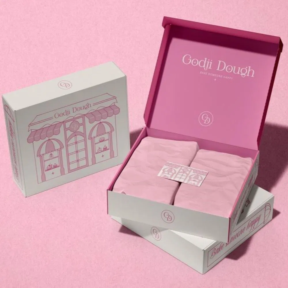 Caixa de papelão postal corrugado para envio com logotipo