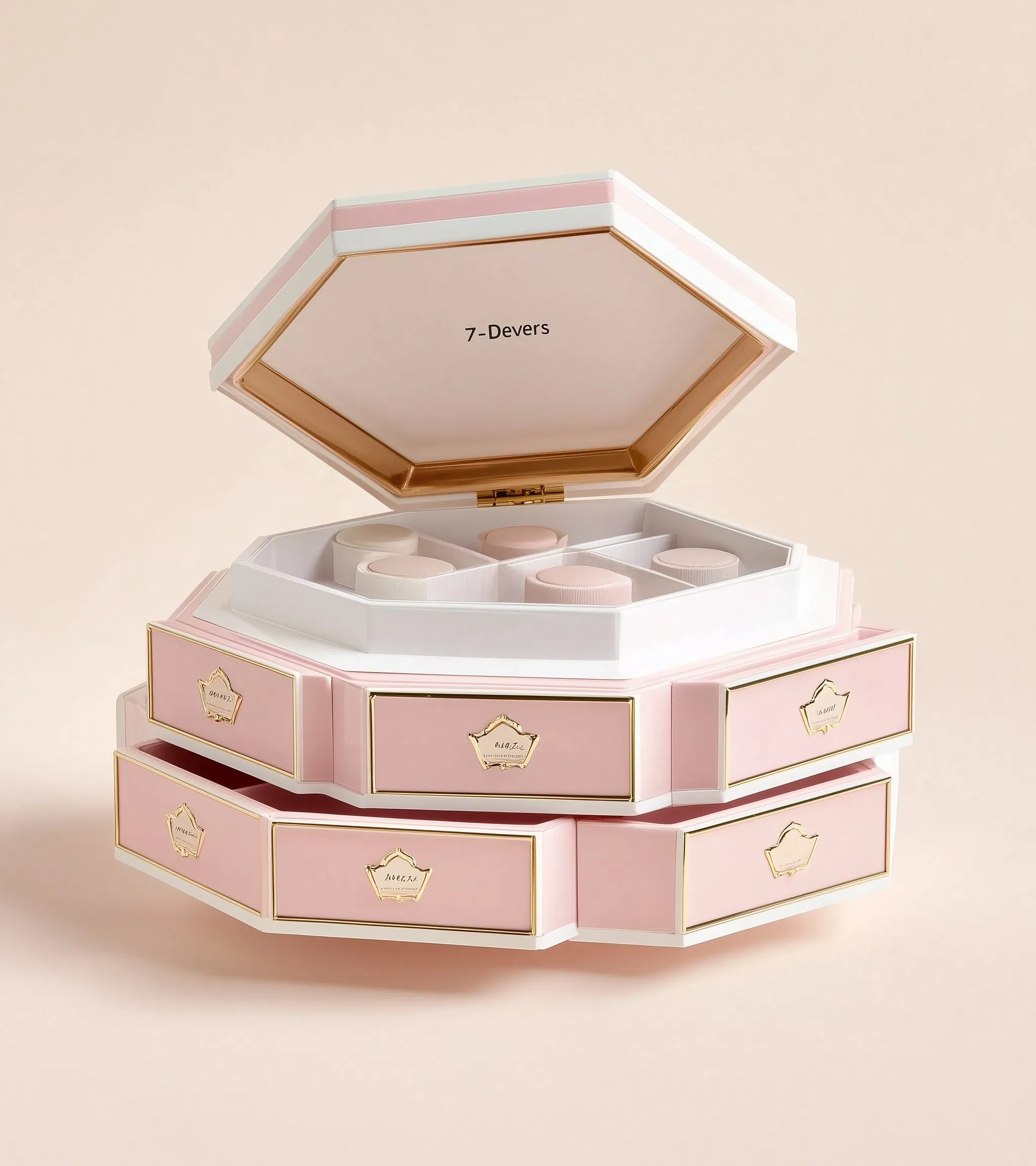 Luxury Custom Ramadan Jewelry Advent Calendar Packaging Gift Box 12 Days Advent Calendar Boxes with Earrings