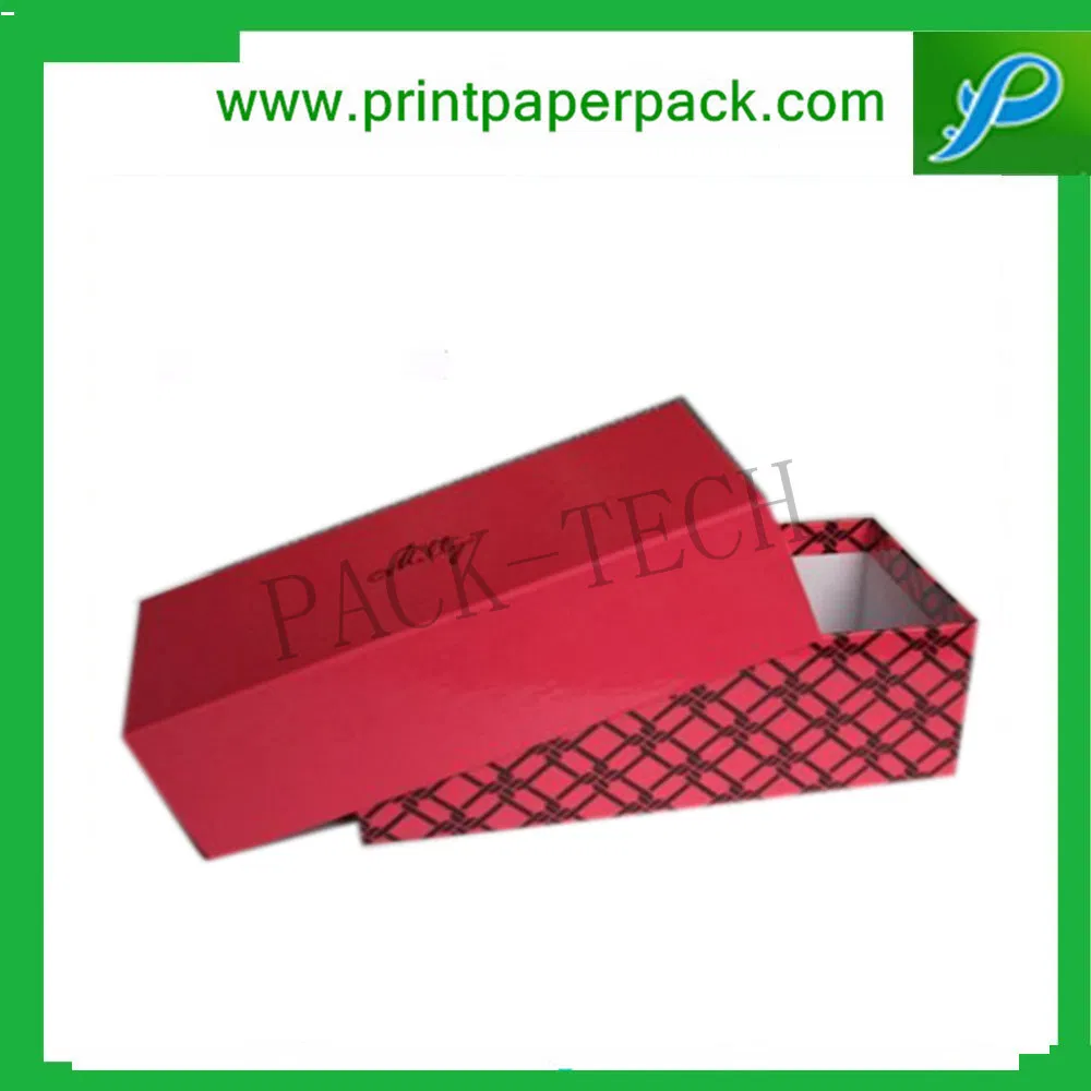 Embalagens de papel de tampa e base de qualidade excelente para varejo personalizadas