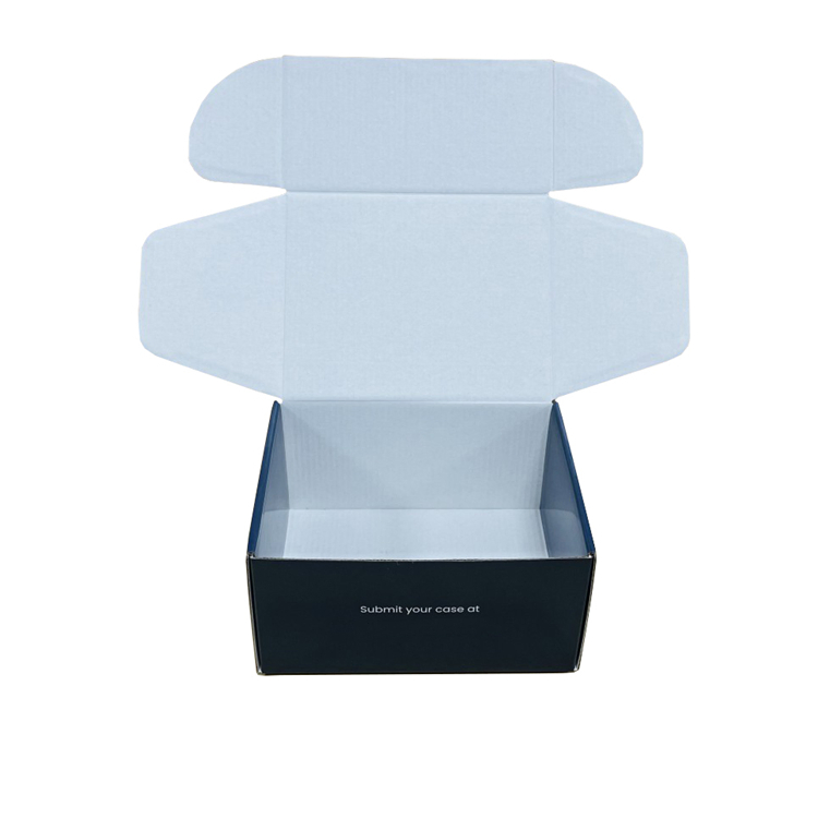 Fabricante OEM Caixa de Envio de Papelão Colorido Impressa Caixas Postais Personalizadas Caixa Corrugada