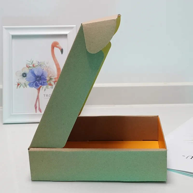 Cartão de Exibição Corrugado Personalizado para Embalagem de Presentes Cosméticos, Envio, Malote de Armazenamento, Caixa Postal de Papel Mais Grosso