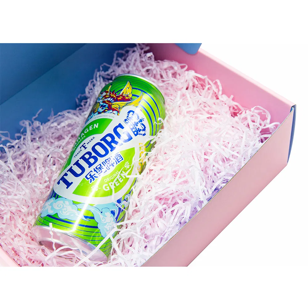 Caixa de Envio de Papelão Corrugado Rosa com Logotipo Personalizado