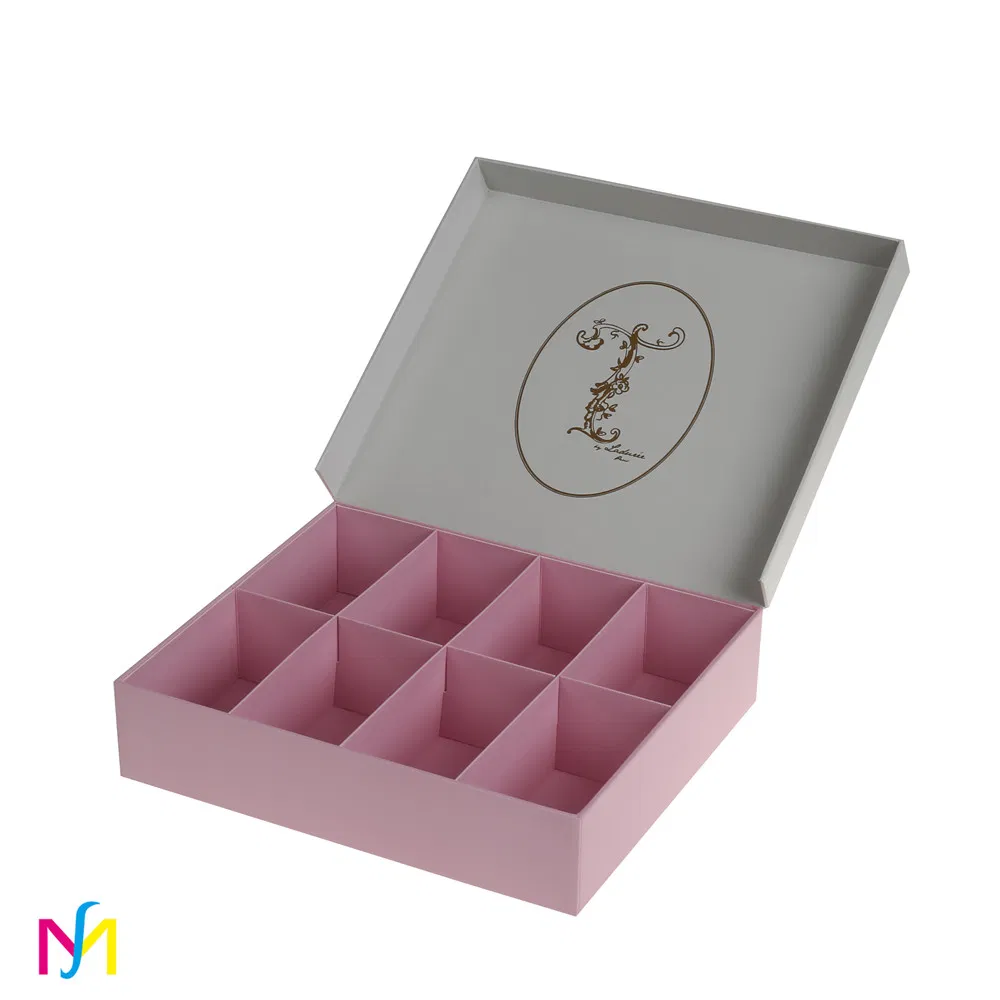 Caixa de Papelão de Luxo Personalizada com Ímã para Embalagem de Maquiagem, Presente de Batom, Caixa de Armazenamento para Esmalte