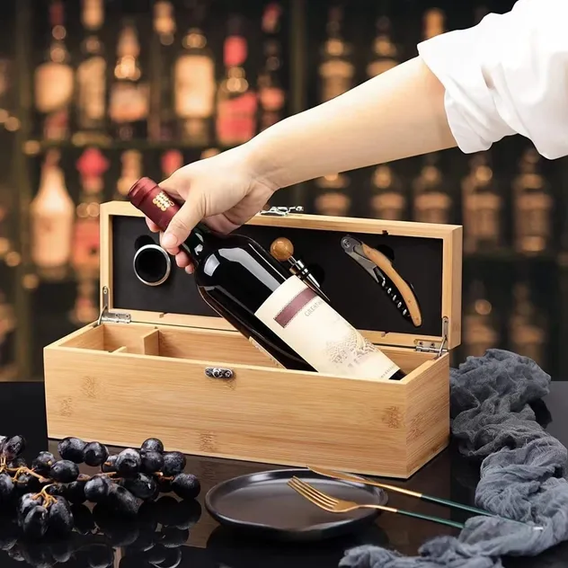 Caixa de vinho personalizada