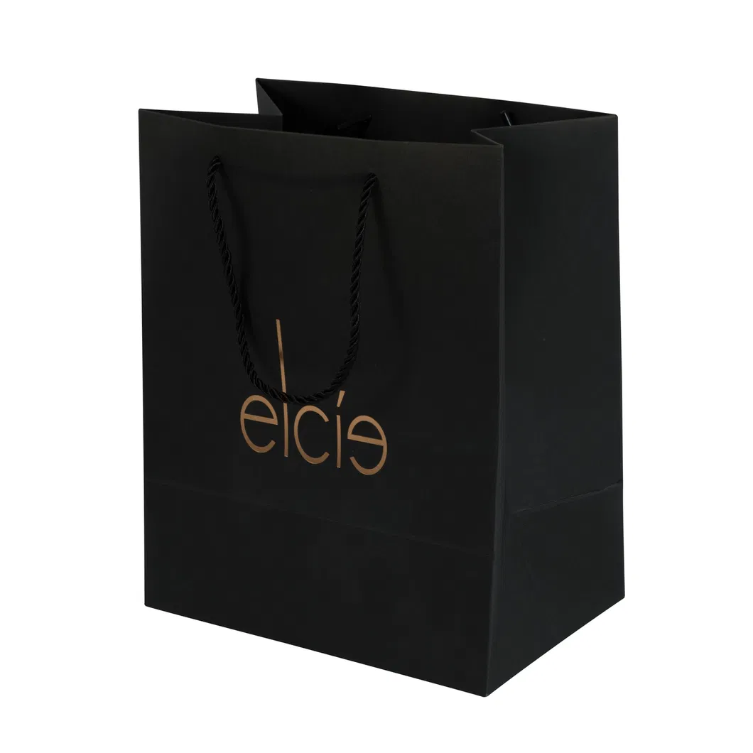 Saco de oferta de papel para compras personalizado e impresso saco de papel para oferta de luxo Com logótipo