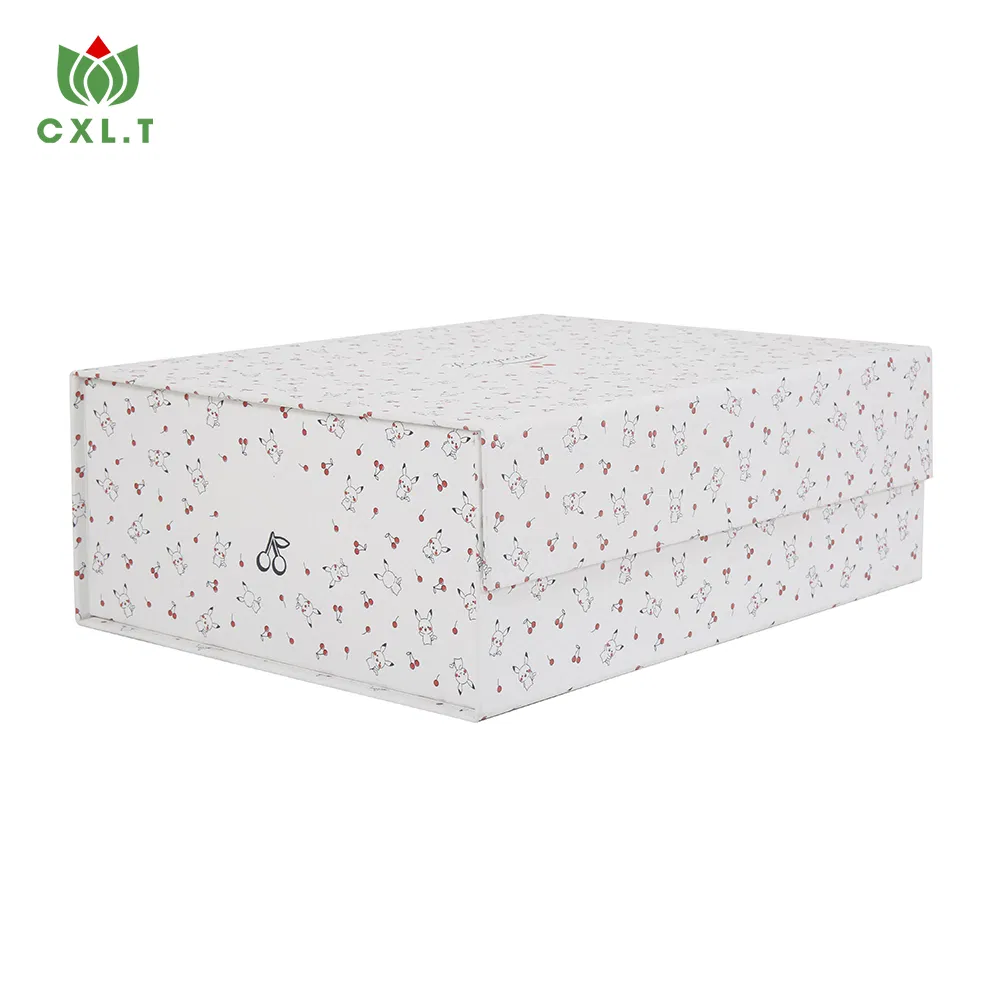 Embalagem de Cartão Personalizada para Maquiagem, Embalagem de Cuidados com a Pele, Armazenamento de Perfume, Caixa de Presente Magnética de Papel