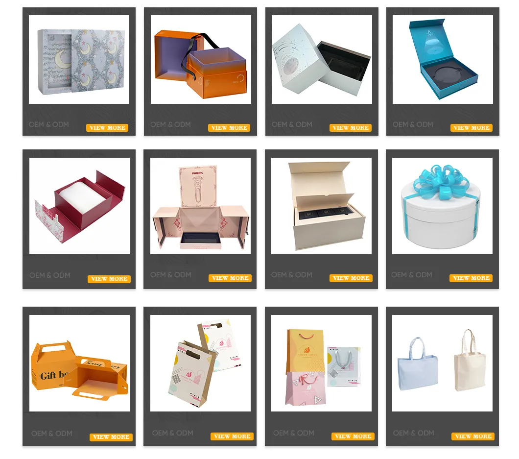Gama de Principais Produtos de Embalagem