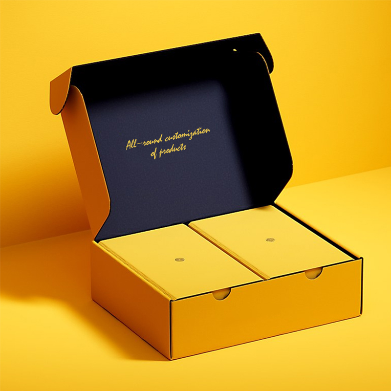 Fabricante OEM Caixa Postal de Papelão Personalizada Impressa em Cores Embalagem de Papel Caixa de Envio Corrugada para Vestuário
