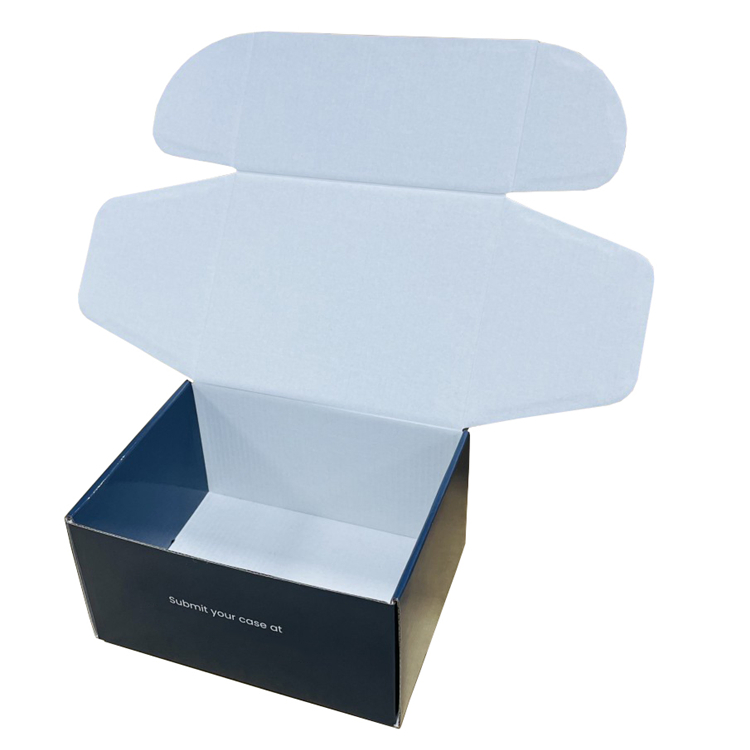 Fabricante OEM Caixa de Envio de Papelão Colorido Impressa Caixas Postais Personalizadas Caixa Corrugada