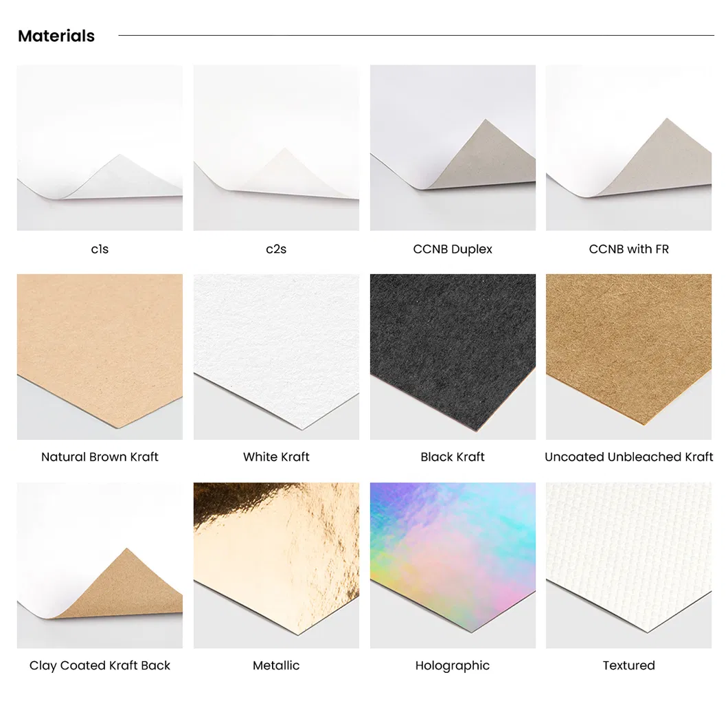 Caixa de presente biodegradável pequena com tampa e base em papel preto