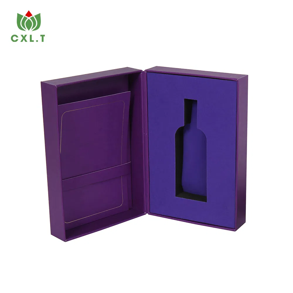 Embalagem de papel para frasco de óleo, embalagem de presente misterioso, caixa de perfume
