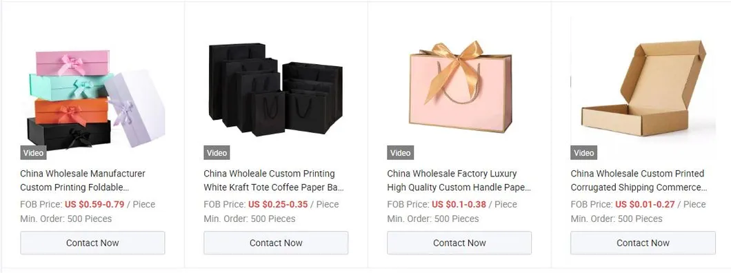 Compras de cosméticos personalizados para o Natal, jóias, lembranças, embalagem de papel kraft com alça de carton, bolsa de compras de tecido, pequena embalagem de presente com fita, bolsa de envio fechada para roupas