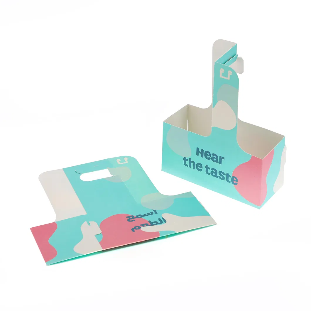Saco de papel ecológico para levar, caixa de papel, copo de papel, impressão personalizada, presente de luxo, bolo, pizza, café, loja
