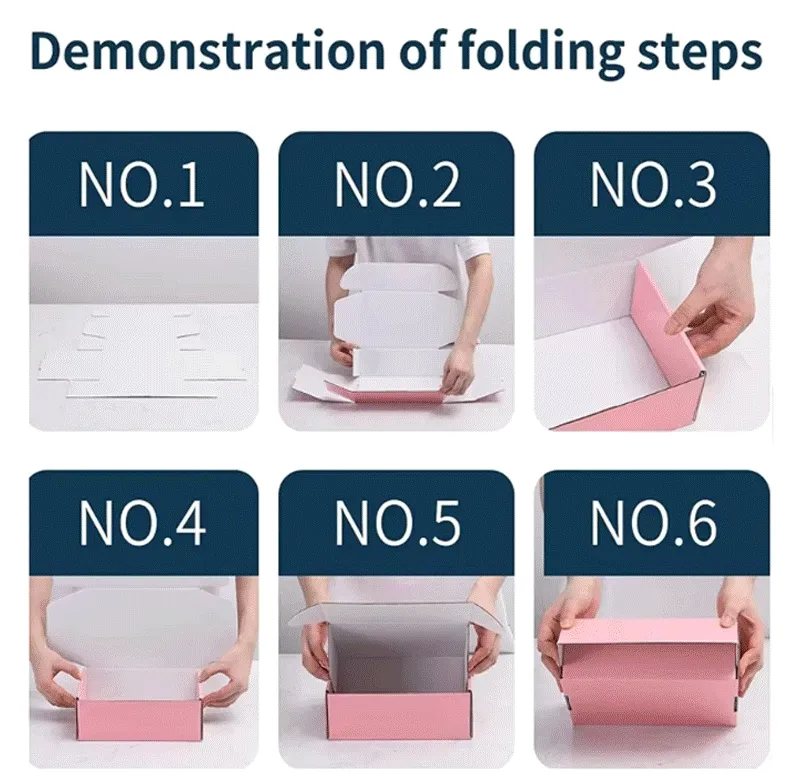 Opção de Caixa de Papel Dobrável 3
