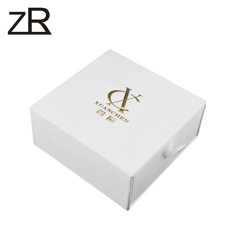 Caixa de presente deslizante personalizada e elegante para joias e cosméticos