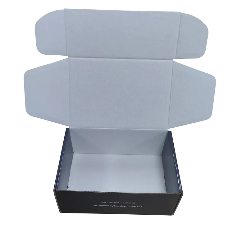Fabricante OEM Caixa de Envio de Papelão Colorido Impressa Caixas Postais Personalizadas Caixa Corrugada