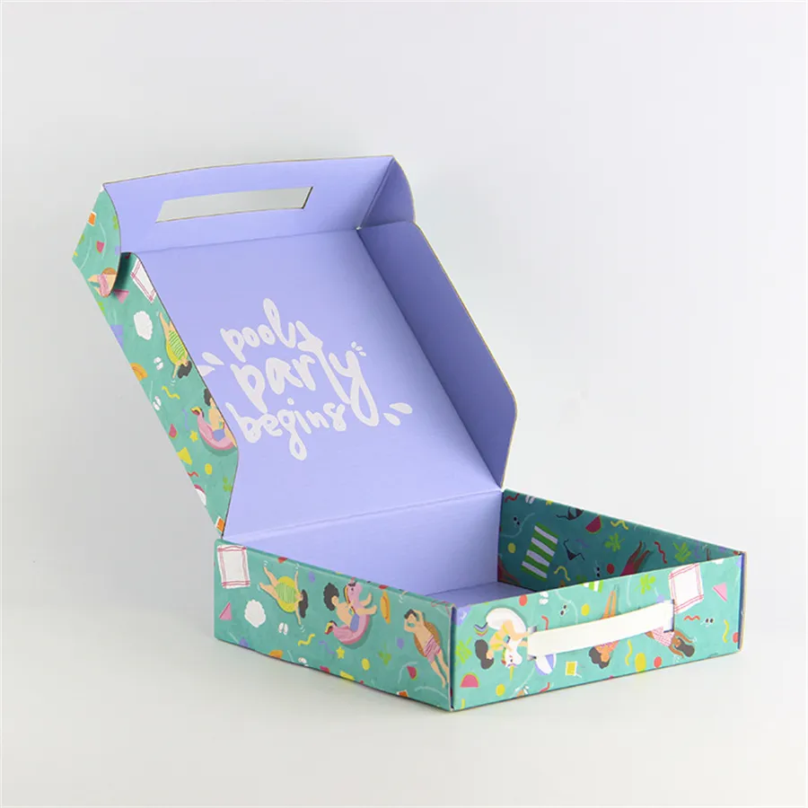 Caixas de papelão corrugado personalizadas de luxo para uva, manga, cereja, maçã e laranja