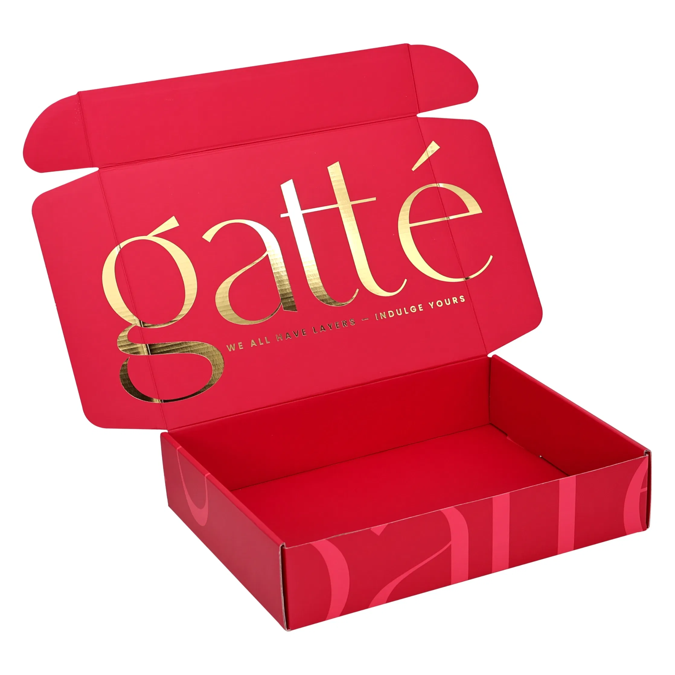 Caixa de papelão kraft de e-flute dobrável personalizada impressa dos dois lados para roupas, sapatos, alimentos, vestuário, cosméticos, embalagem, envio, embalagem, presente