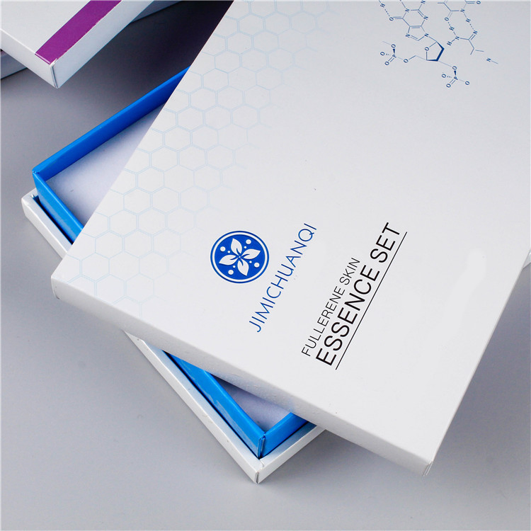 Caixa de Armazenamento de Papelão para Embalagem de Presente com Tampa e Base de Pó Liofilizado para Reparação Cosmética em Promoção