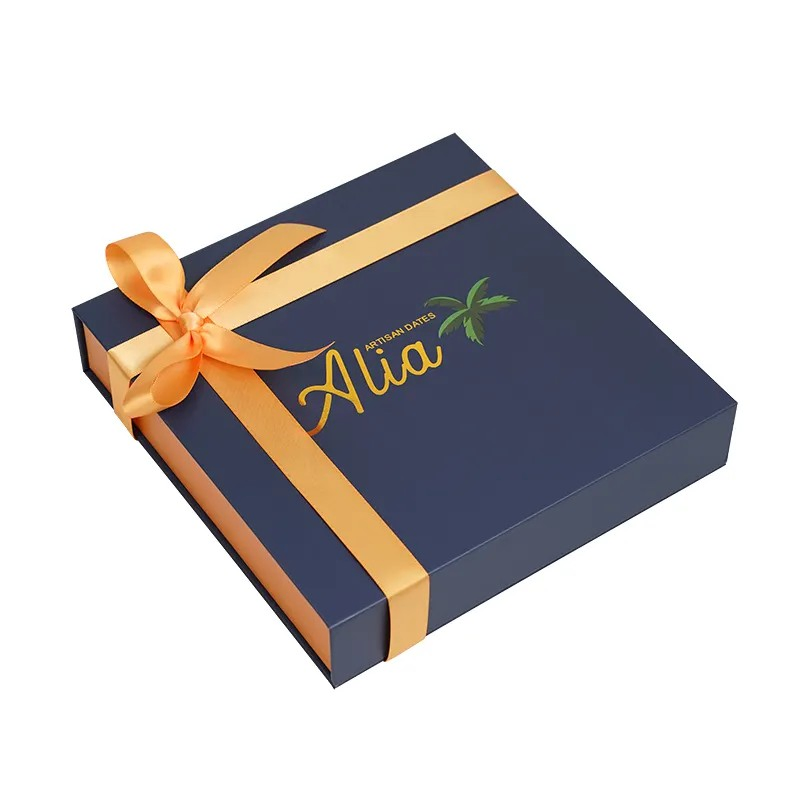 Embalagem de presente personalizada com logotipo, caixa colorida para chocolate, joias, sapatos, caixa de papelão