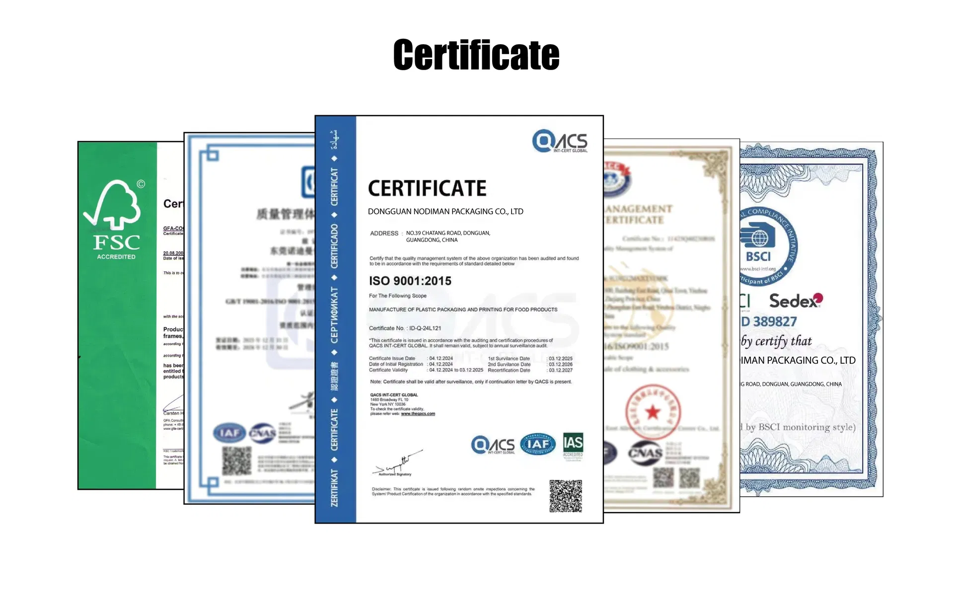 Certificações de Qualidade
