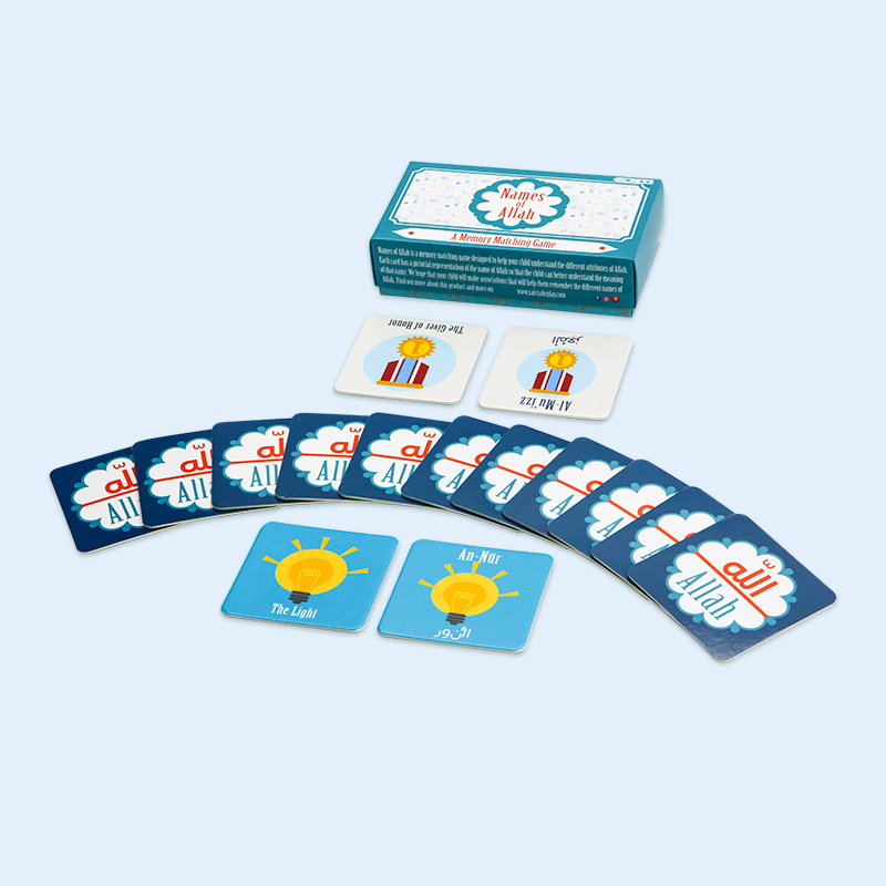 Impressão de Cartas de Memória para Crianças com Caixa de Embalagem