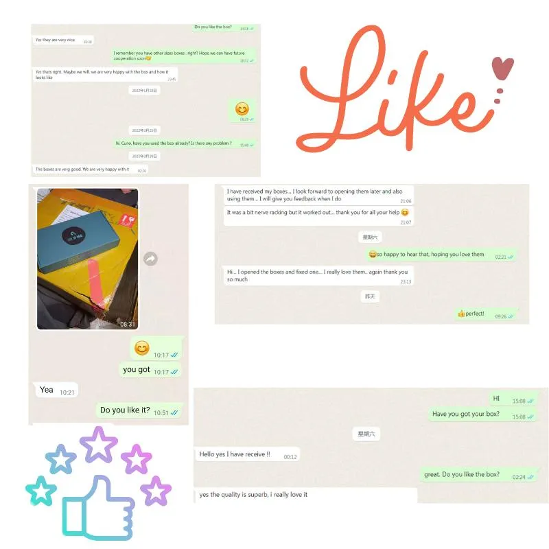 Feedback dos clientes