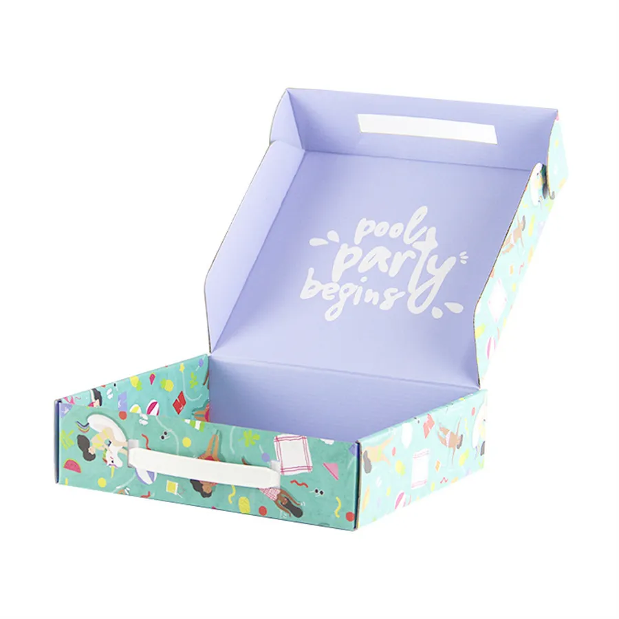 Caixas de papelão corrugado personalizadas de luxo para uva, manga, cereja, maçã e laranja