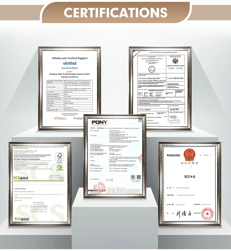 Certificados de Qualidade e Exportação