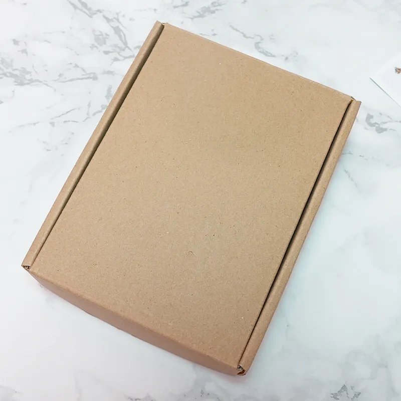 Cartão de Exibição Corrugado Personalizado para Embalagem de Presentes Cosméticos, Envio, Malote de Armazenamento, Caixa Postal de Papel Mais Grosso