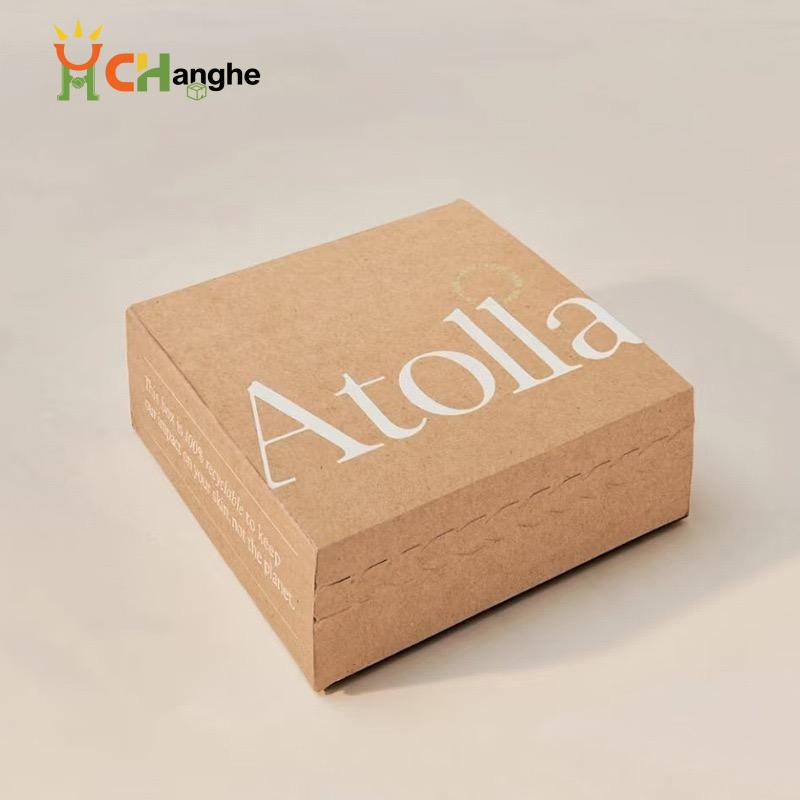 Embalagem Ecológica de Papelão Material Reciclado Caixa de Envio Corrugada para Cosméticos Roupas Perfume Produtos de Beleza
