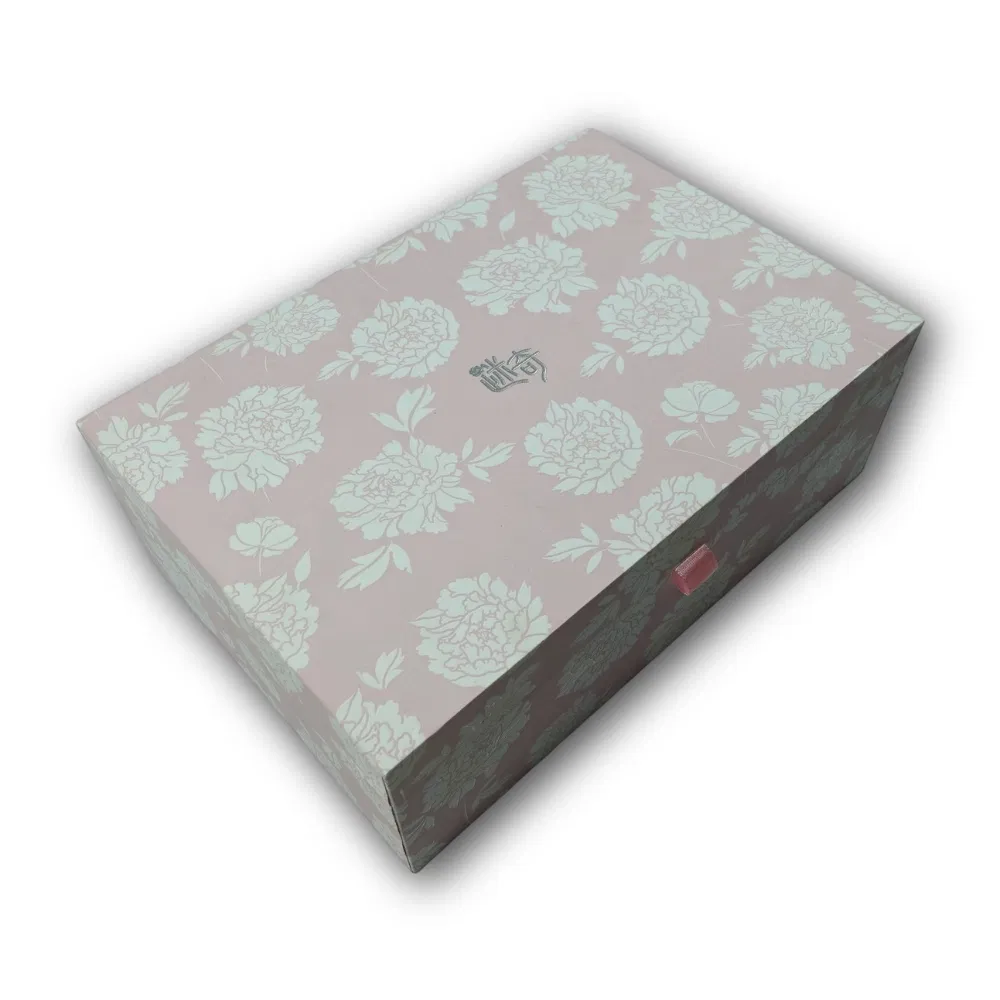 Conjunto de presente de embalagem de papel para cuidados com a pele de luxo, caixa de embalagem em relevo para produtos de beleza de alta qualidade