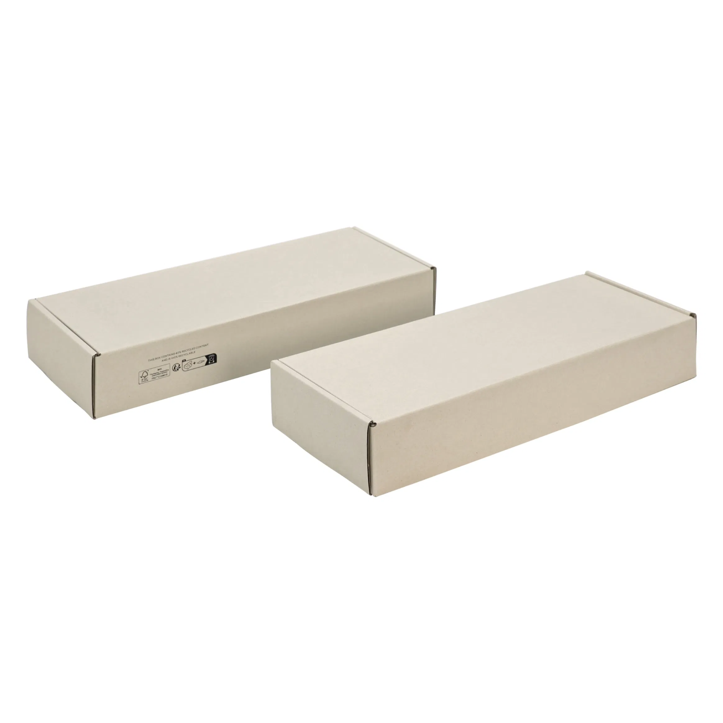 Caixa de papelão kraft de e-flute dobrável personalizada impressa dos dois lados para roupas, sapatos, alimentos, vestuário, cosméticos, embalagem, envio, embalagem, presente
