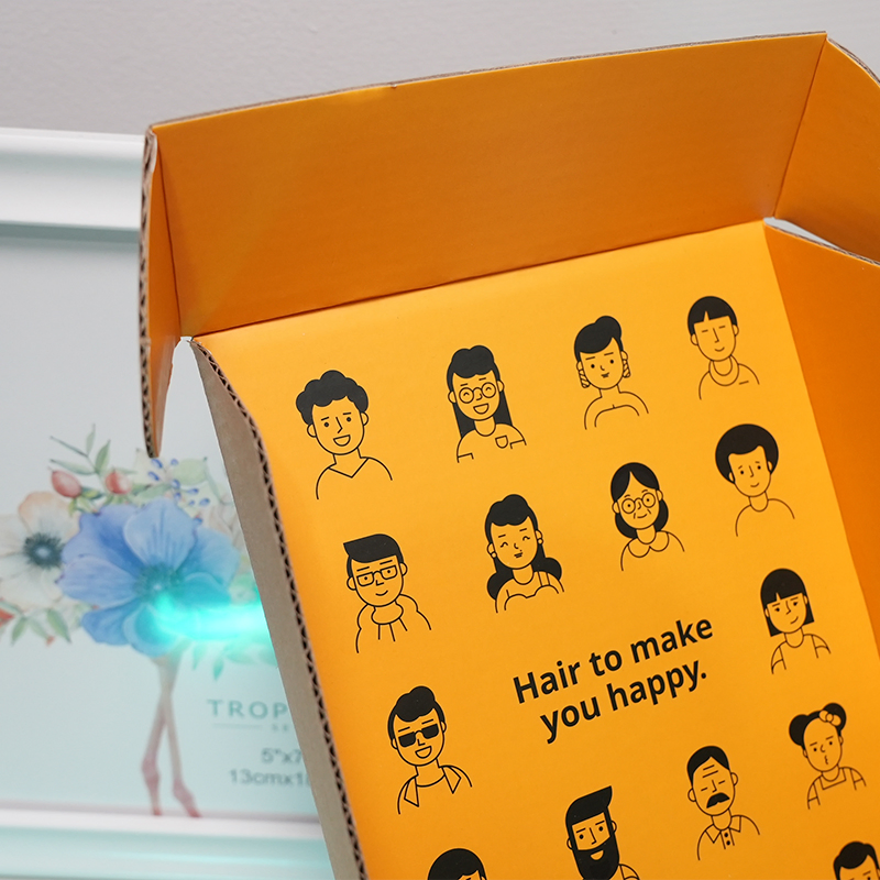 Cartão de Exibição Corrugado Personalizado para Embalagem de Presentes Cosméticos, Envio, Malote de Armazenamento, Caixa Postal de Papel Mais Grosso