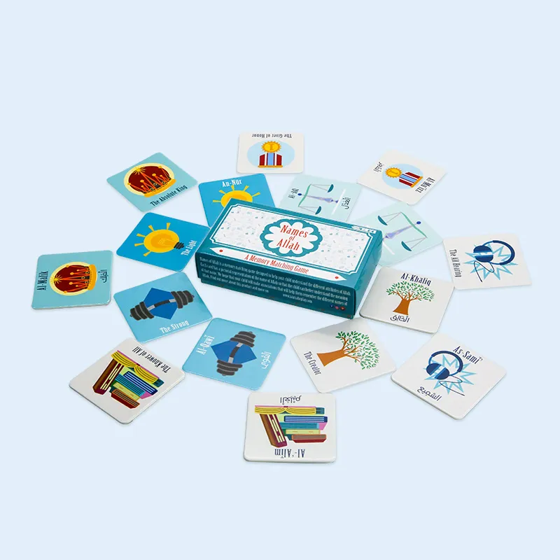 Impressão de Cartas de Memória para Crianças com Caixa de Embalagem