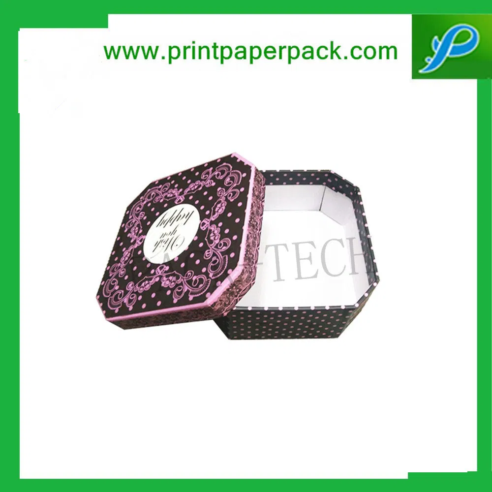 Embalagens de papel de tampa e base de qualidade excelente para varejo personalizadas