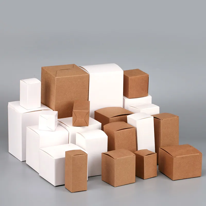 Caixas de embalagem de papel kraft ecológicas e de baixo preço para atacado, caixa de papel para sabonete