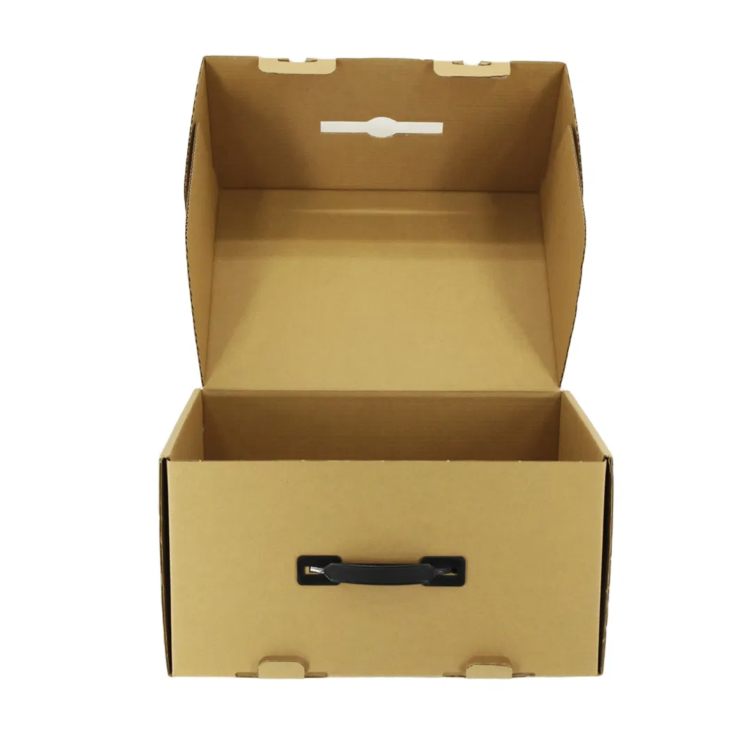 Caixa de presente corrugada por atacado, luxo, portátil, para duas/seis garrafas, caixa de papel com alça