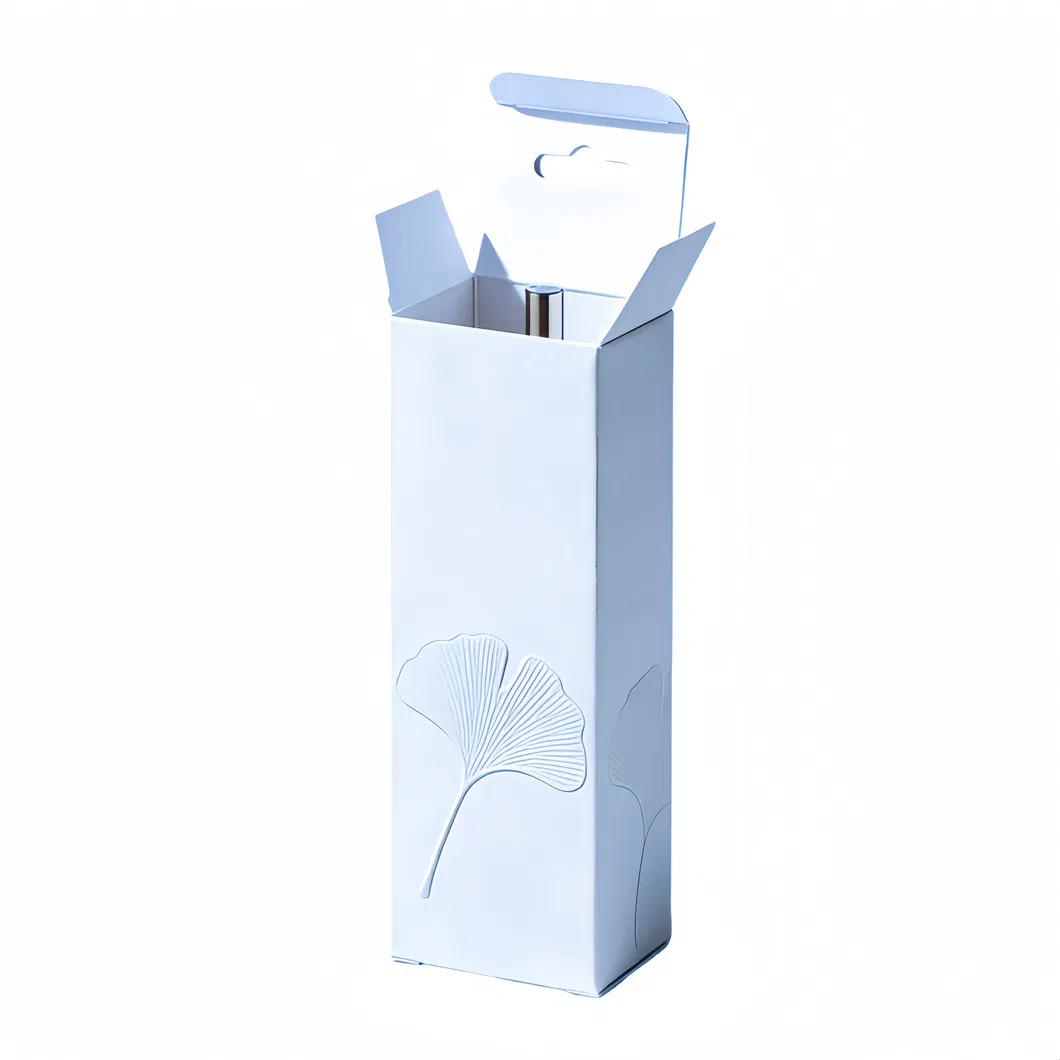 Embalagem de presente em papelão personalizado, ecológica e de moda, com cor e relevo